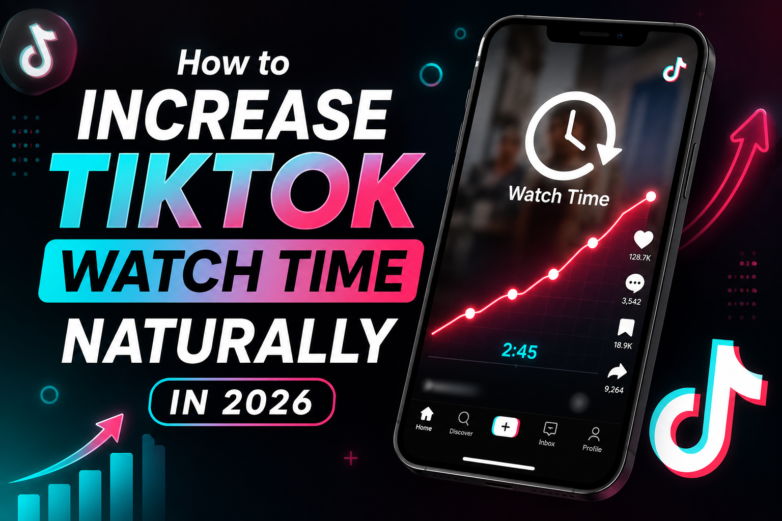 How to maximize watch time naturally on TikTok